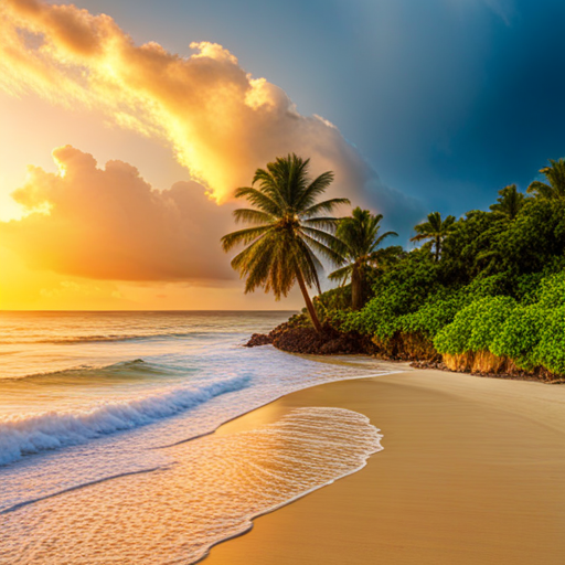 ocean-front-view-of-the-beautiful-beach